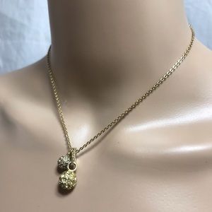 Swarovski Double Ball Crystal Necklace